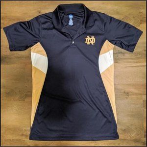NWOT NCCA Notre Dame collared shirt S